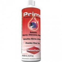 A 500 ml bottle of Seachem Prime. Photo by Seachem