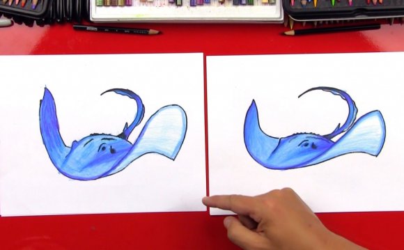 How To Draw A Stingray